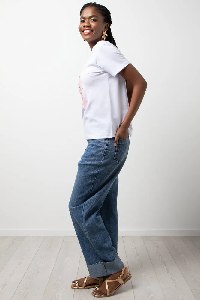 Crew Neck Short Sleeve T-Shirt White sold by Ackermas product image thumbnail 2