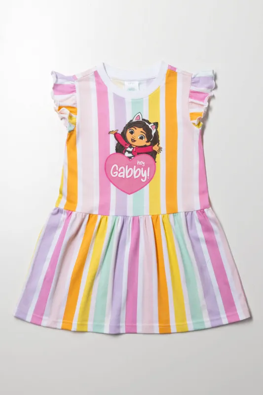 Gabby's Dollhouse Stripe Dress Multi sold by Ackermas