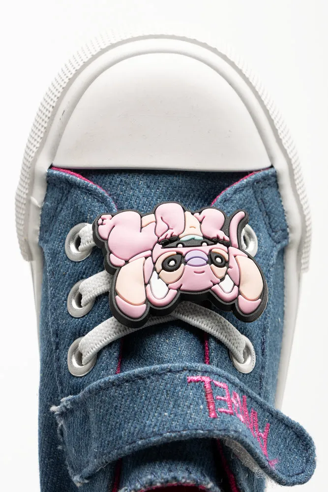 Angel And Stitch Denim Sneakers Blue sold by Ackermas product image thumbnail 5