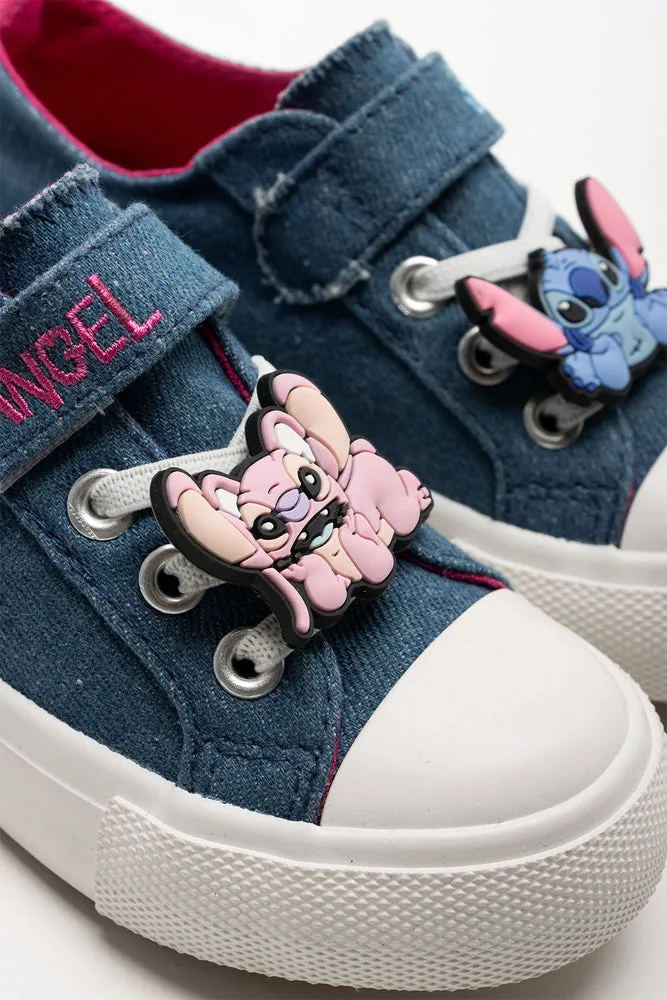 Angel And Stitch Denim Sneakers Blue sold by Ackermas product image thumbnail 3