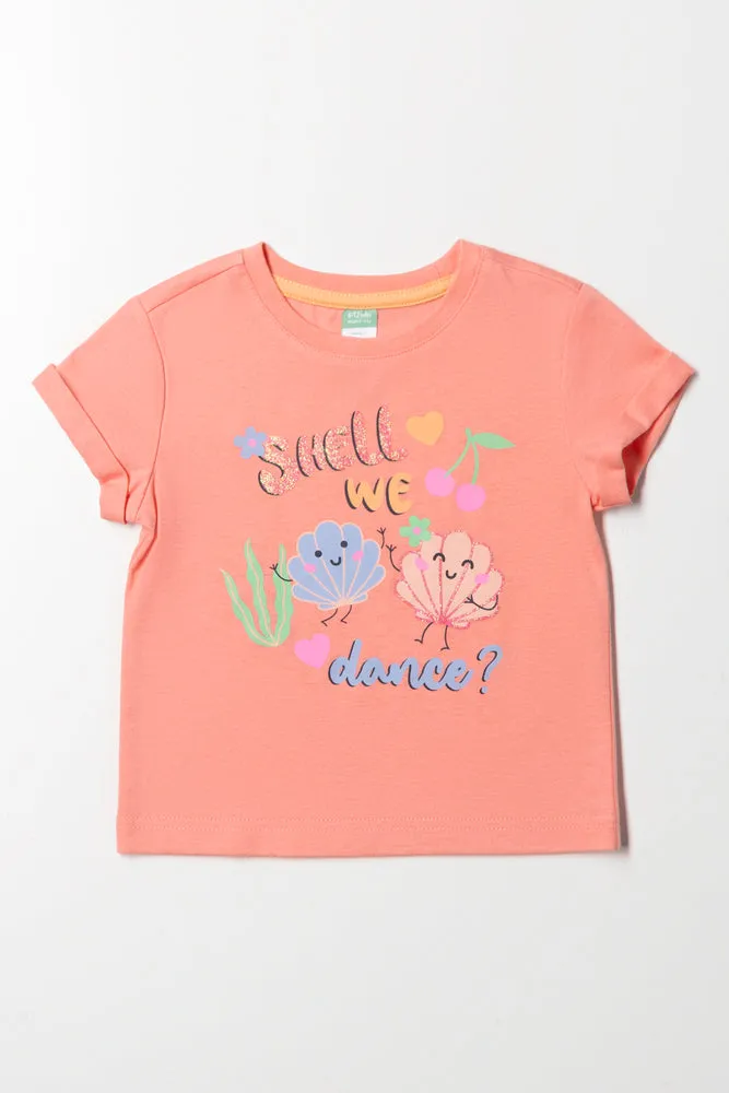 Short Sleeve T-Shirt Orange sold by Ackermas