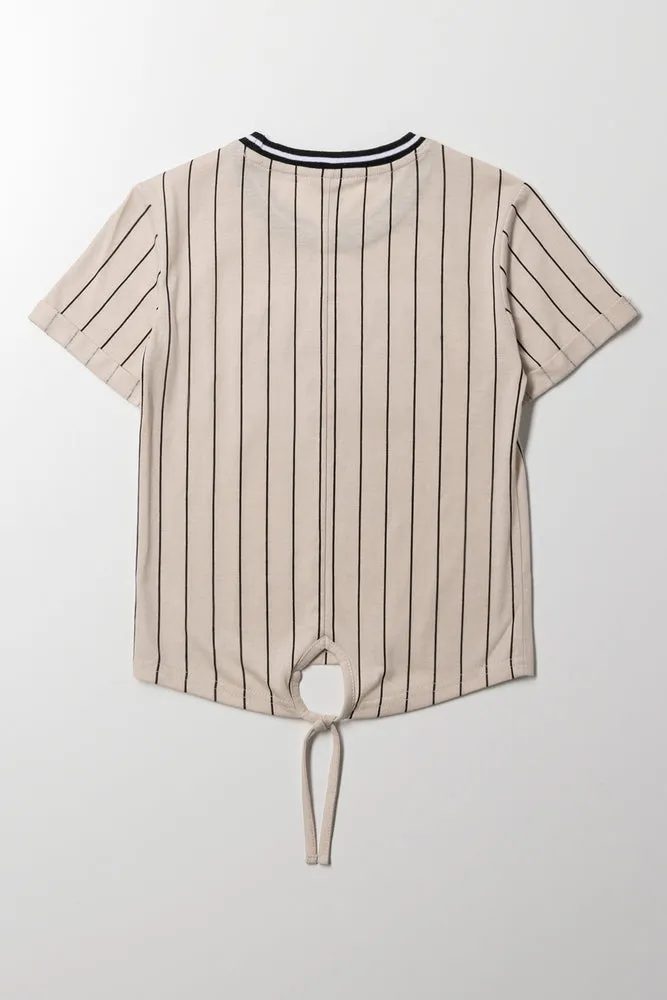 Short Sleeve T-Shirt Natural sold by Ackermas product image thumbnail 3