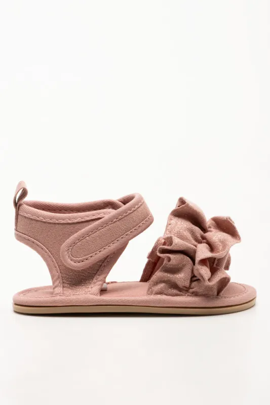 Frill Sandals Pink sold by Ackermas