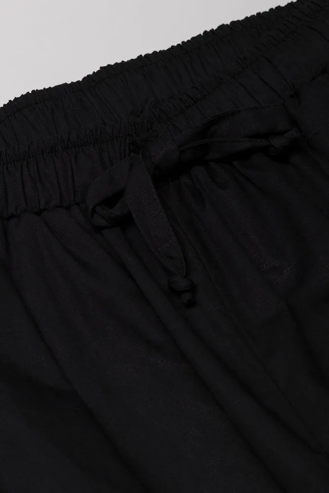 Pull On Pants With Side Stripe Black sold by Ackermas product image thumbnail 2