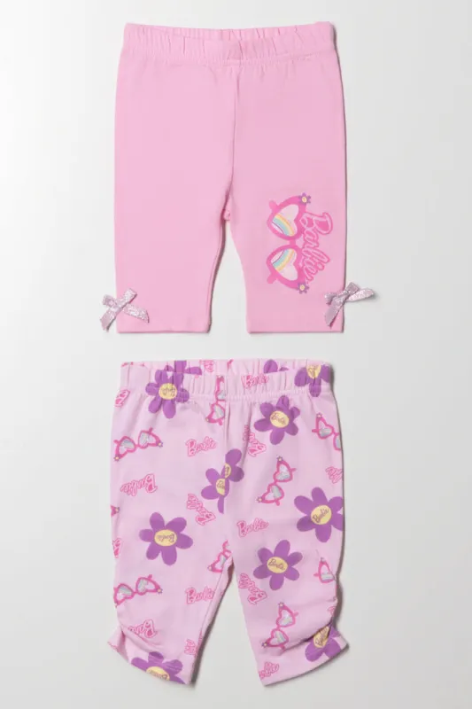Barbie 2 Pack Leggings Pink sold by Ackermas