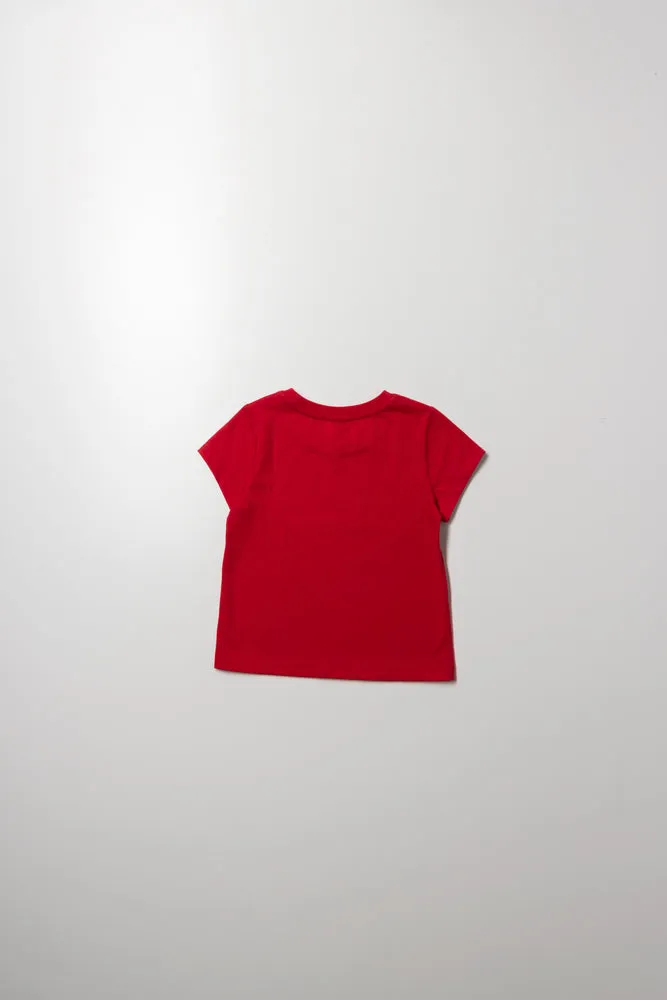 Short Sleeve T-Shirt Red sold by Ackermas product image thumbnail 3