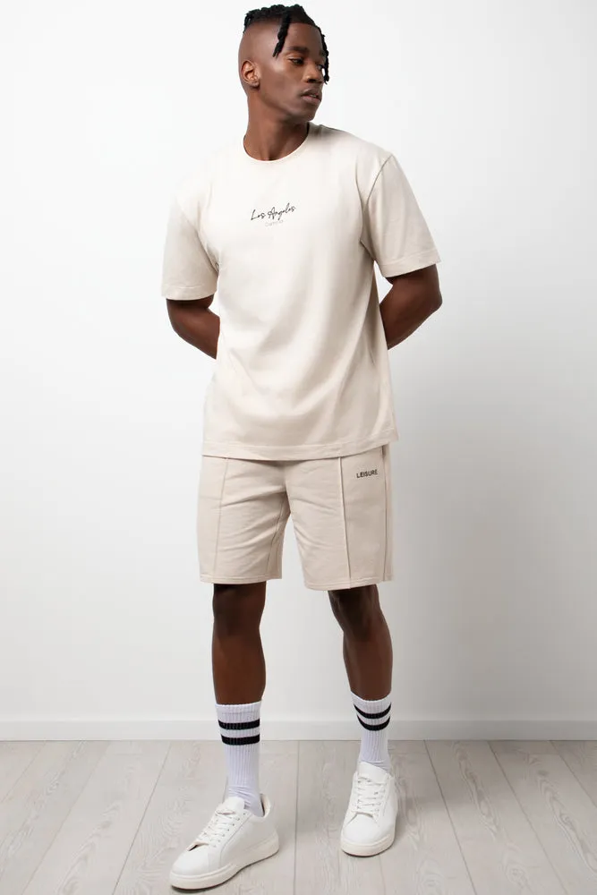 Fleece Shorts Natural sold by Ackermas