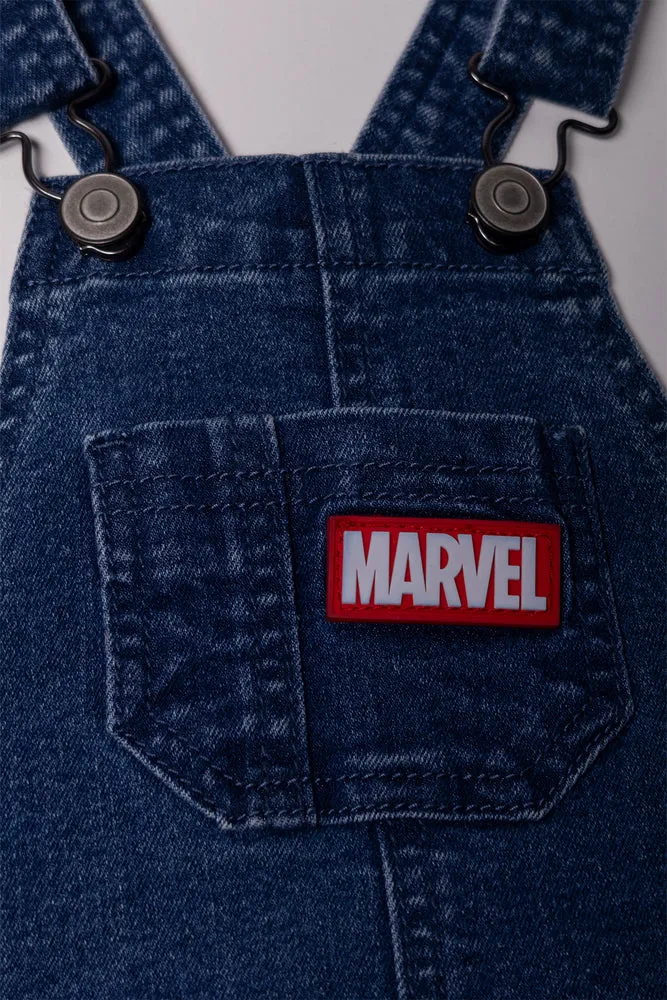 Spider-Man Short Denim Dungaree Blue sold by Ackermas product image thumbnail 2
