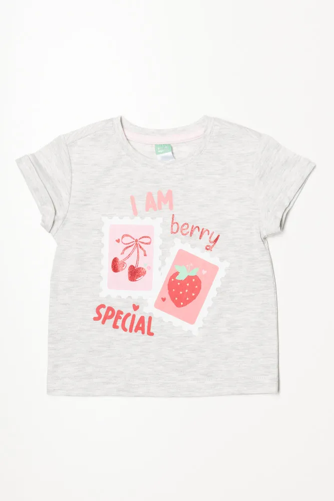 Short Sleeve T-Shirt Light Grey sold by Ackermas