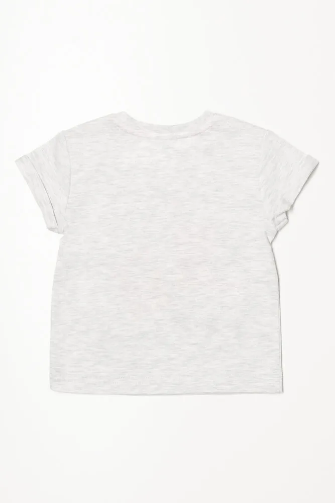 Short Sleeve T-Shirt Light Grey sold by Ackermas product image thumbnail 3