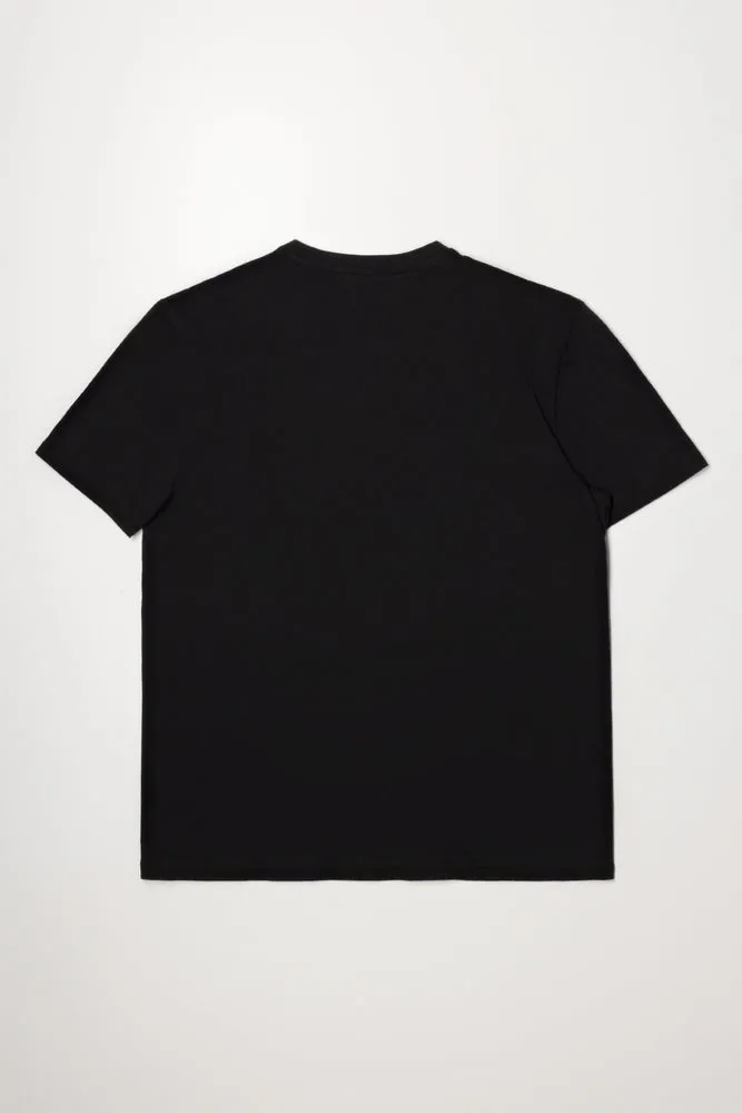 Short Sleeve T-Shirt Black sold by Ackermas product image thumbnail 3