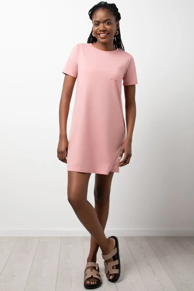 T-Shirt Dress Pink sold by Ackermas