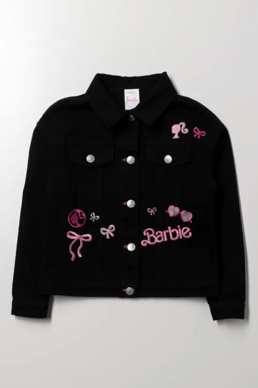 Barbie Denim Jacket Black sold by Ackermas