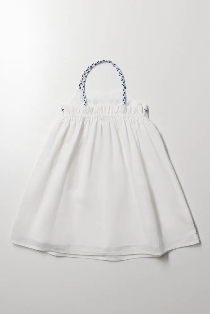 Strappy Dress White sold by Ackermas product image thumbnail 3