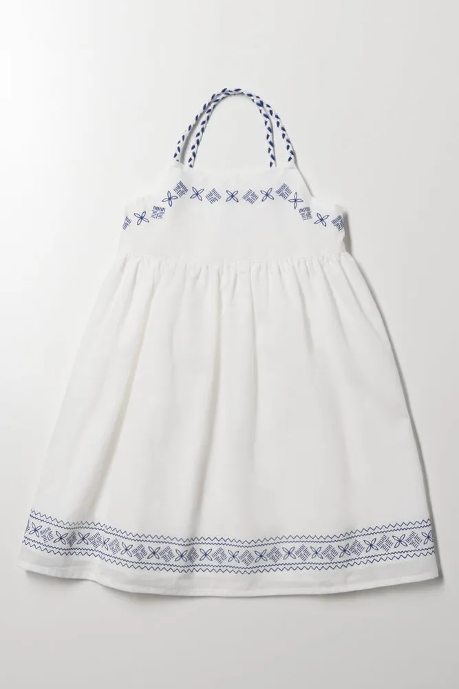 Strappy Dress White sold by Ackermas