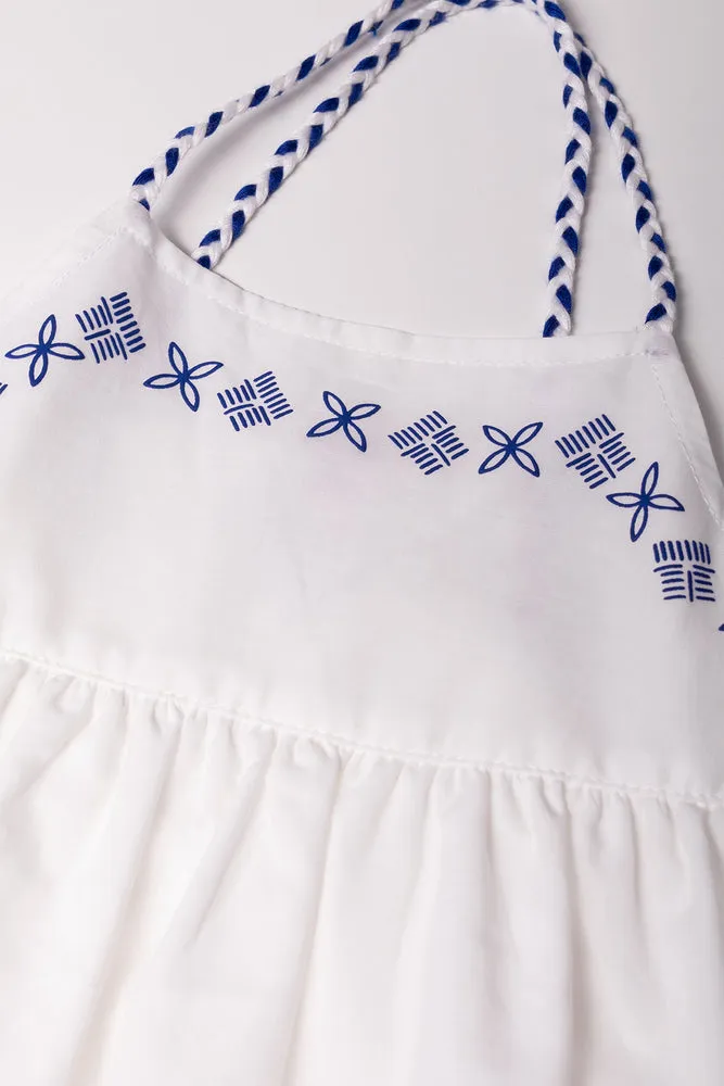 Strappy Dress White sold by Ackermas product image thumbnail 2