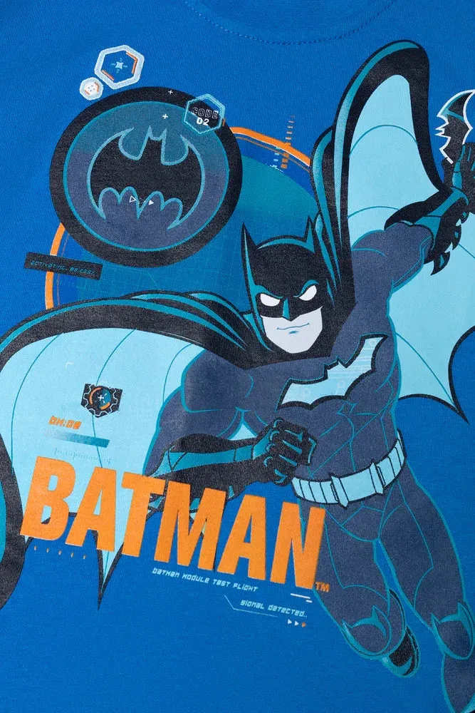 Batman Short Sleeve Pyjama Set Blue sold by Ackermas product image thumbnail 2