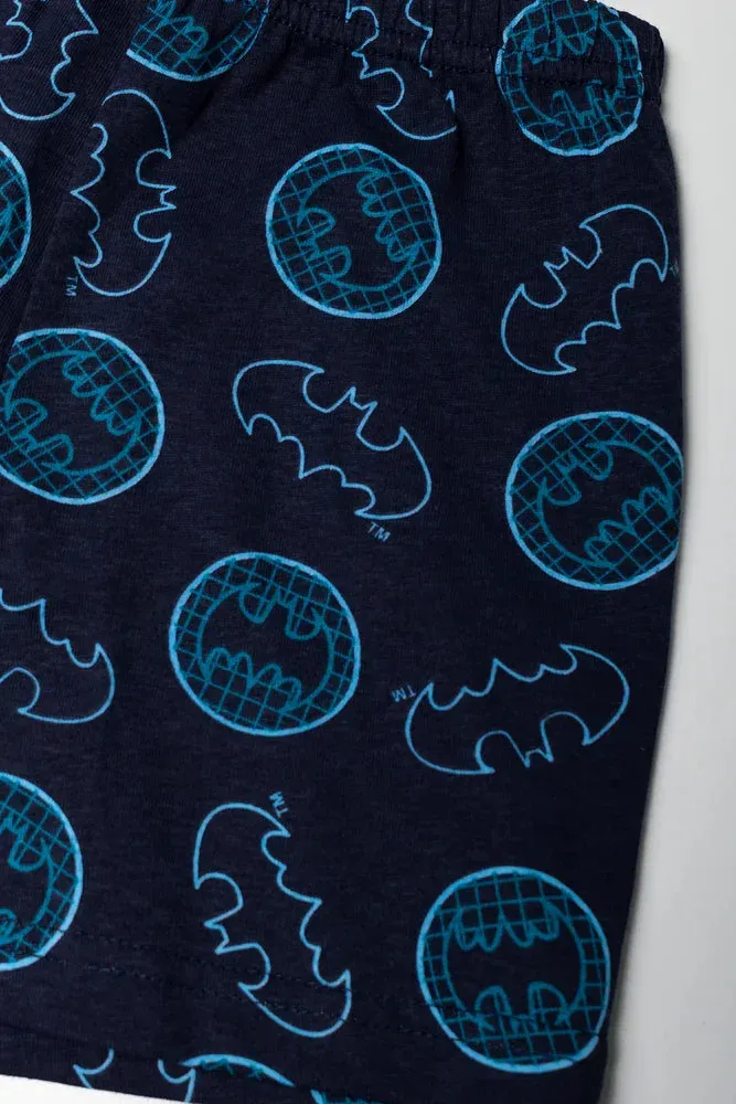 Batman Short Sleeve Pyjama Set Blue sold by Ackermas product image thumbnail 3