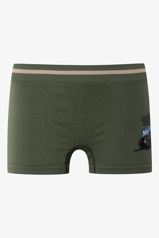 3 Pack Seamless Boxers Black, Green And Grey sold by Ackermas product image thumbnail 2