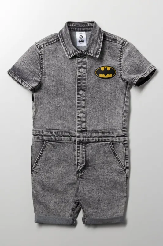 Batman Denim Boiler Suit Charcoal sold by Ackermas
