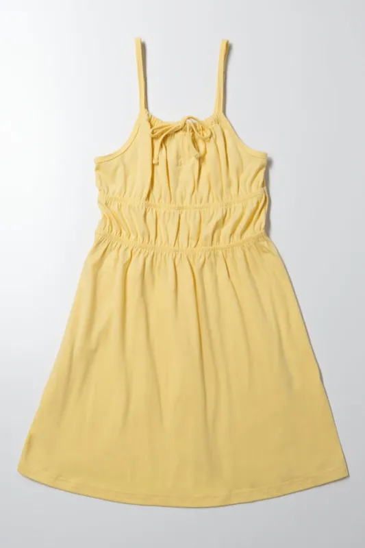 Strappy Dress Yellow sold by Ackermas