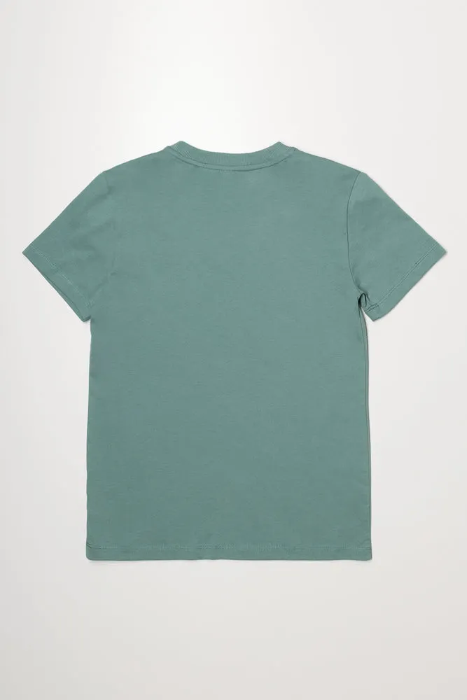 Short Sleeve T-Shirt Green sold by Ackermas product image thumbnail 3