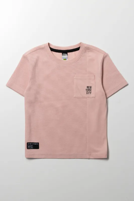 Short Sleeve T-Shirt Pink sold by Ackermas