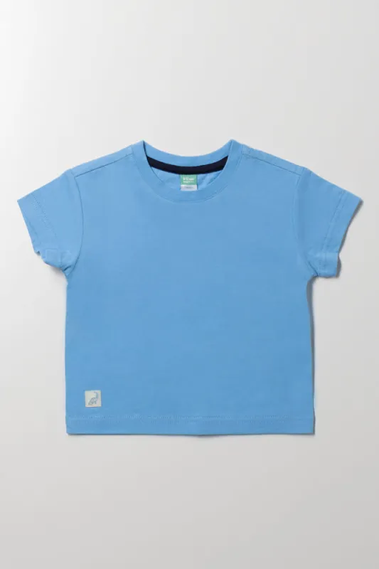 Short Sleeve T-Shirt Blue sold by Ackermas