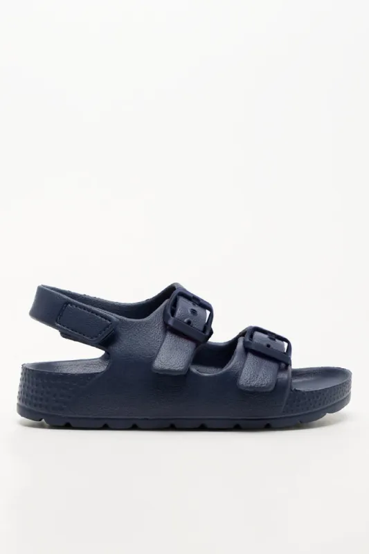 Double Strap Sandals Navy sold by Ackermas