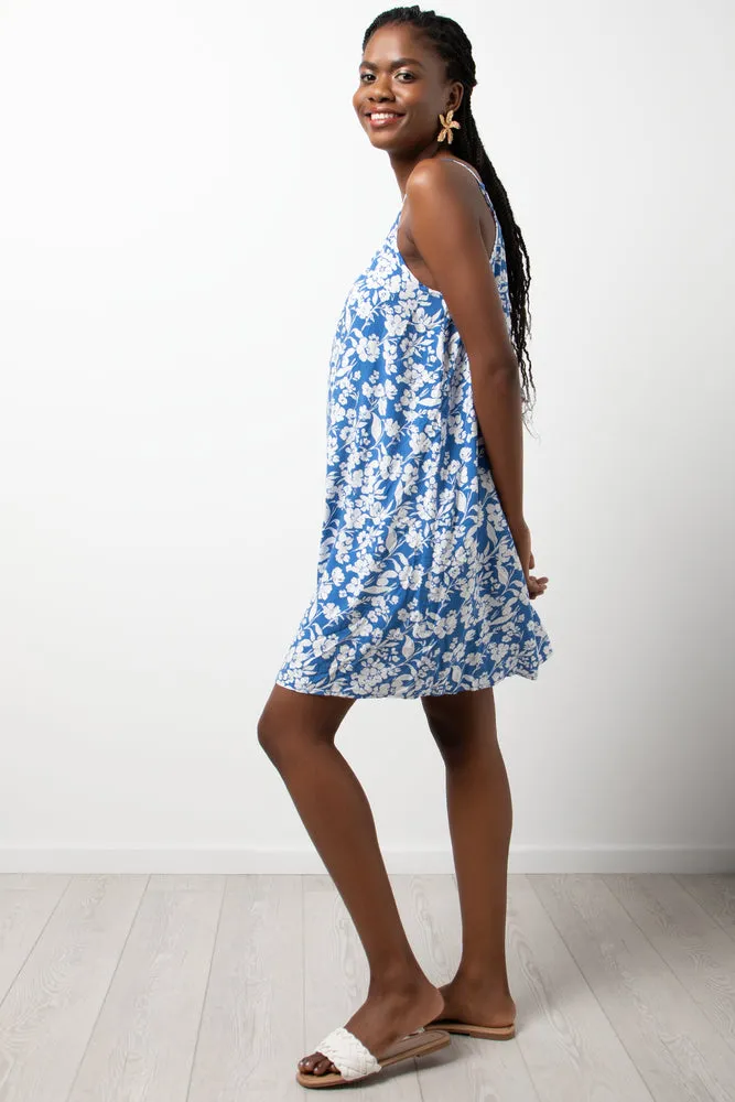 Floral Strappy Dress Blue sold by Ackermas product image thumbnail 2