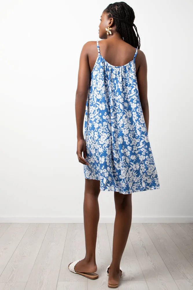 Floral Strappy Dress Blue sold by Ackermas product image thumbnail 3