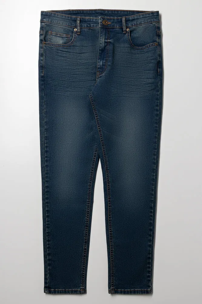 Skinny Denim Jeans Blue sold by Ackermas