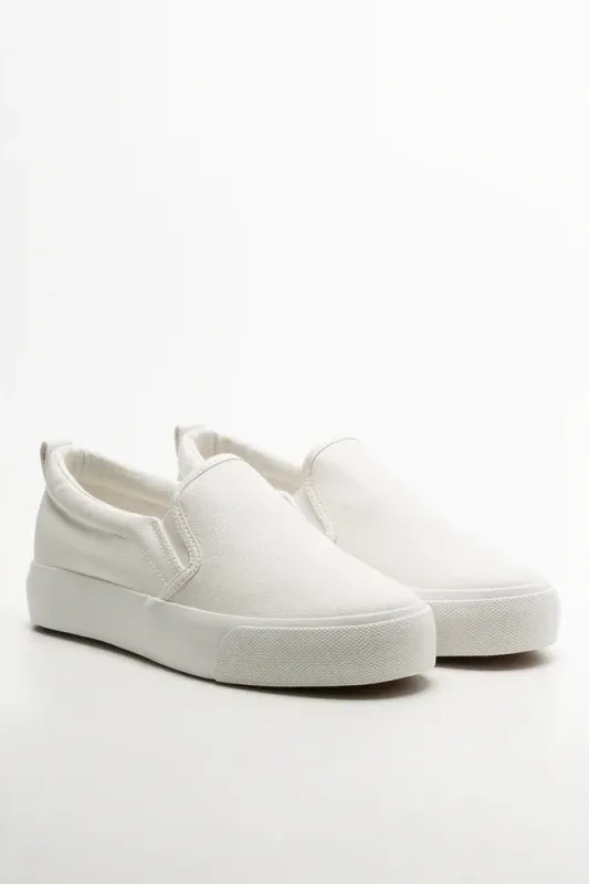 Slip On Sneakers White sold by Ackermas