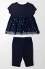 Mesh Leggings & Top Set Navy sold by Ackermas