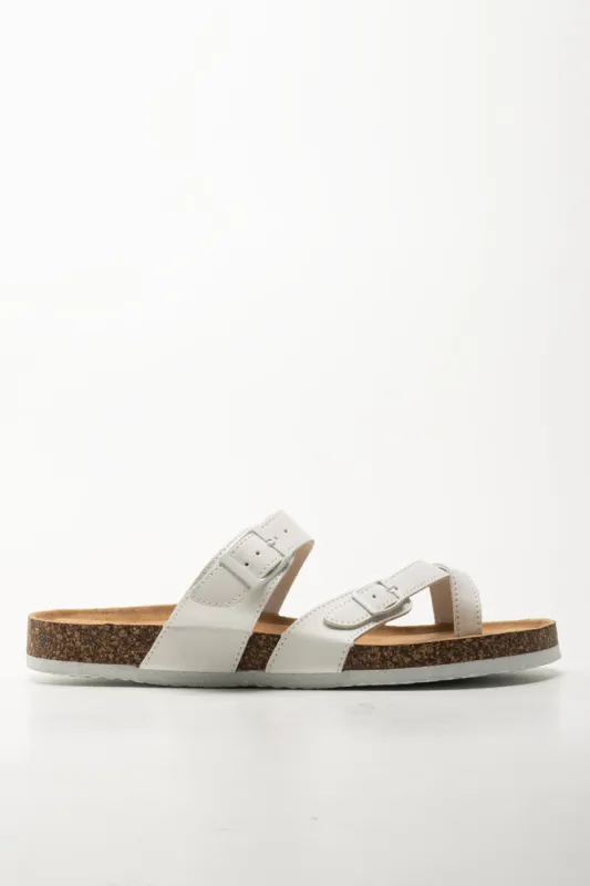 Toe Post Sandals White sold by Ackermas