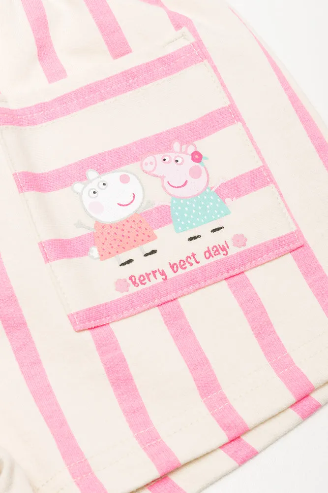 Peppa Pig Shorts Pink And Cream sold by Ackermas product image thumbnail 2