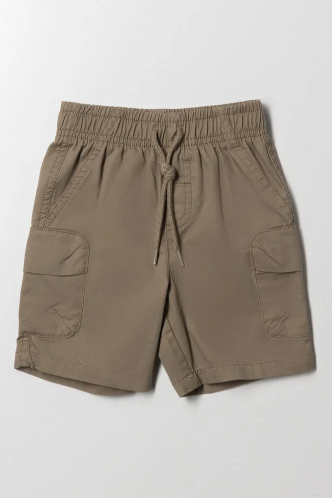 Cargo Shorts Stone sold by Ackermas