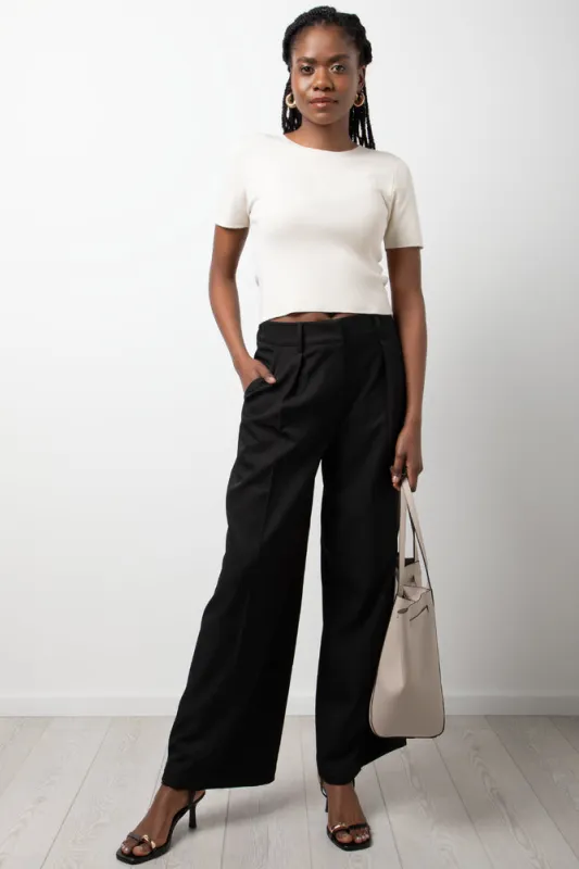 Wide Leg Pants Black sold by Ackermas