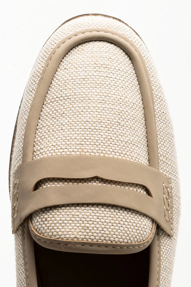 Two Tone Loafers Natural sold by Ackermas product image thumbnail 5