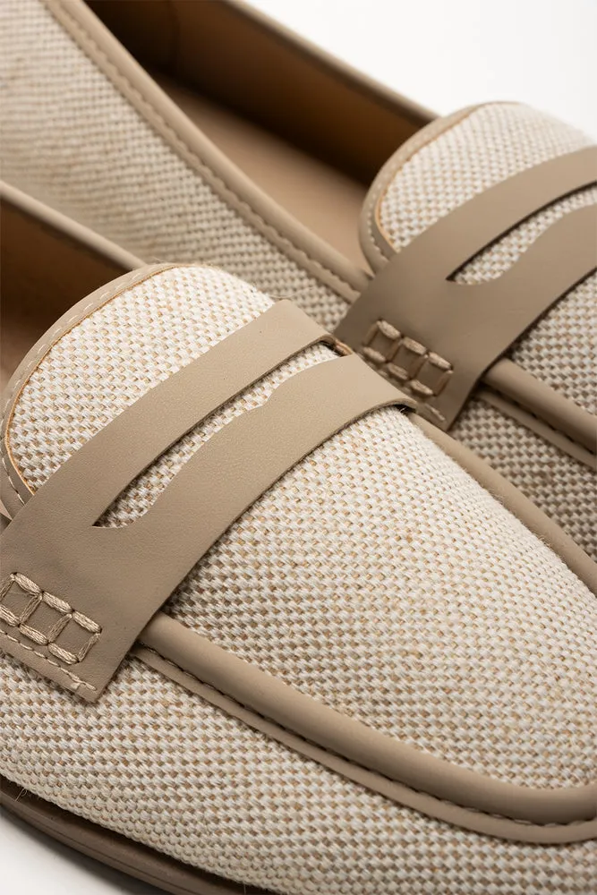 Two Tone Loafers Natural sold by Ackermas product image thumbnail 3