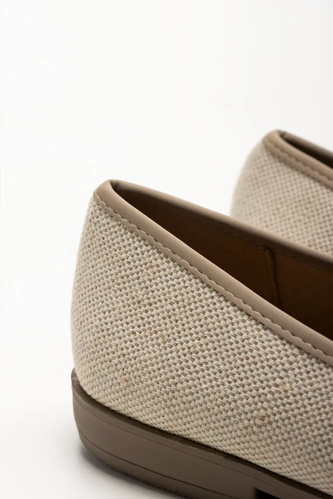 Two Tone Loafers Natural sold by Ackermas product image thumbnail 4