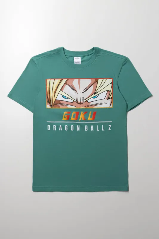 Dragon Ball Z Short Sleeve T-Shirt Teal sold by Ackermas