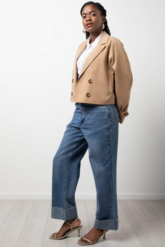 Cropped Trench Jacket Natural sold by Ackermas product image thumbnail 2