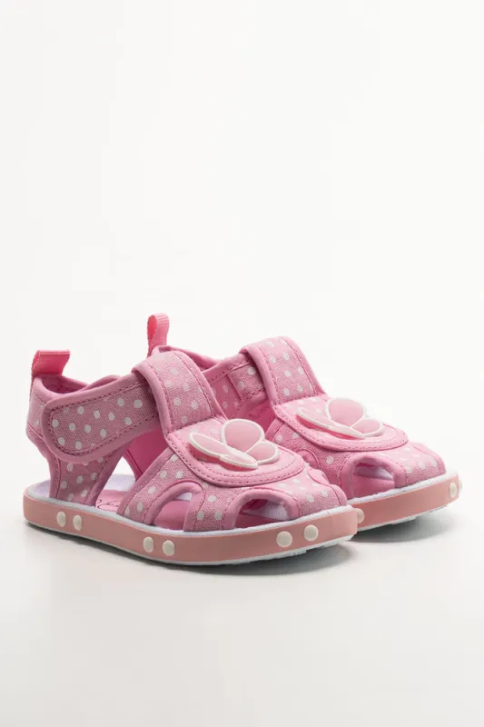 Butterfly Foxing Sandals Pink sold by Ackermas