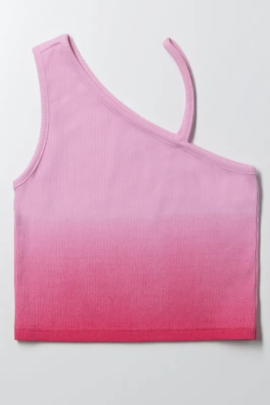 Ombre Strappy Vest Pink sold by Ackermas
