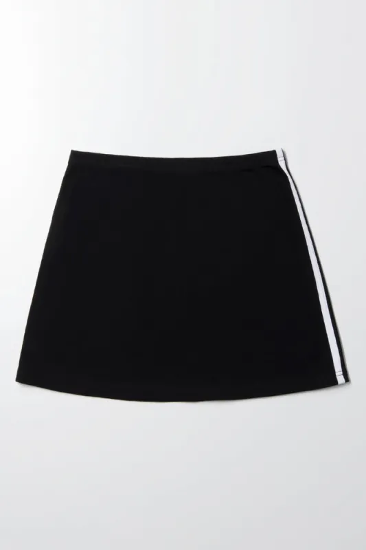 Tennis Skirt Black sold by Ackermas