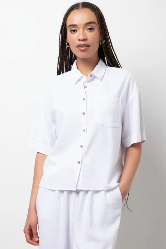 Ballerina Short Sleeve Shirt White sold by Ackermas