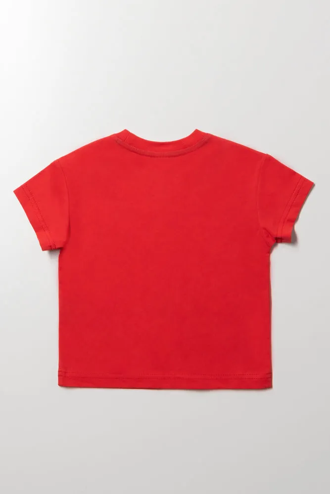T-Shirt Red sold by Ackermas product image thumbnail 4