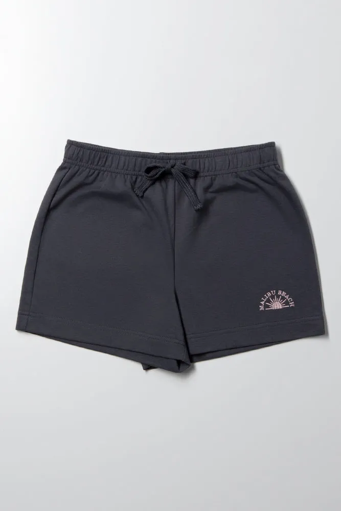 Knit Shorts Grey sold by Ackermas