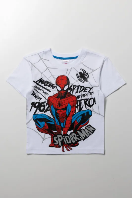 Spider-Man T-Shirt White sold by Ackermas